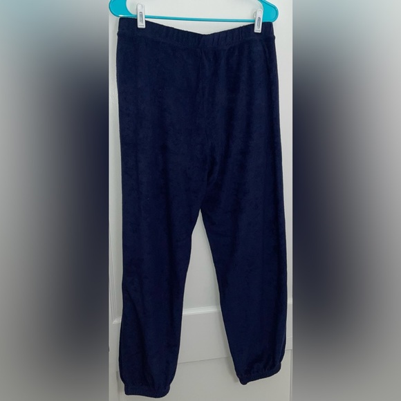 NWT - Aerie Navy Blue Summer Lights Terry Jogger - Size: L - Picture 1 of 4